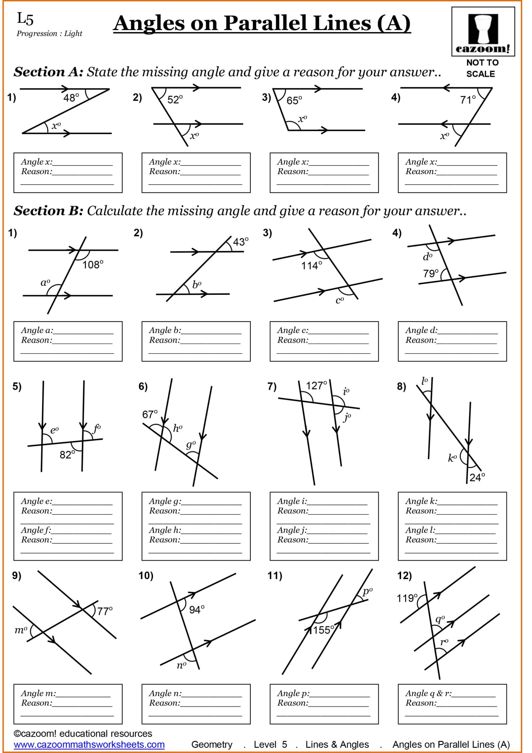 7th Grade Math Worksheets Printable With Answers