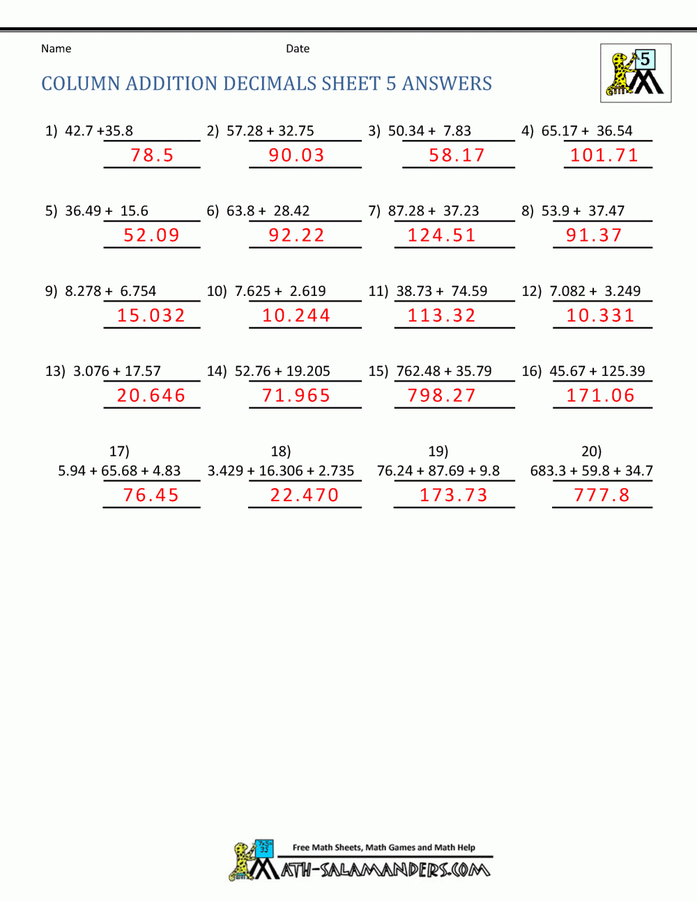 adding-decimals-worksheet-5th-grade-math-worksheet-answers