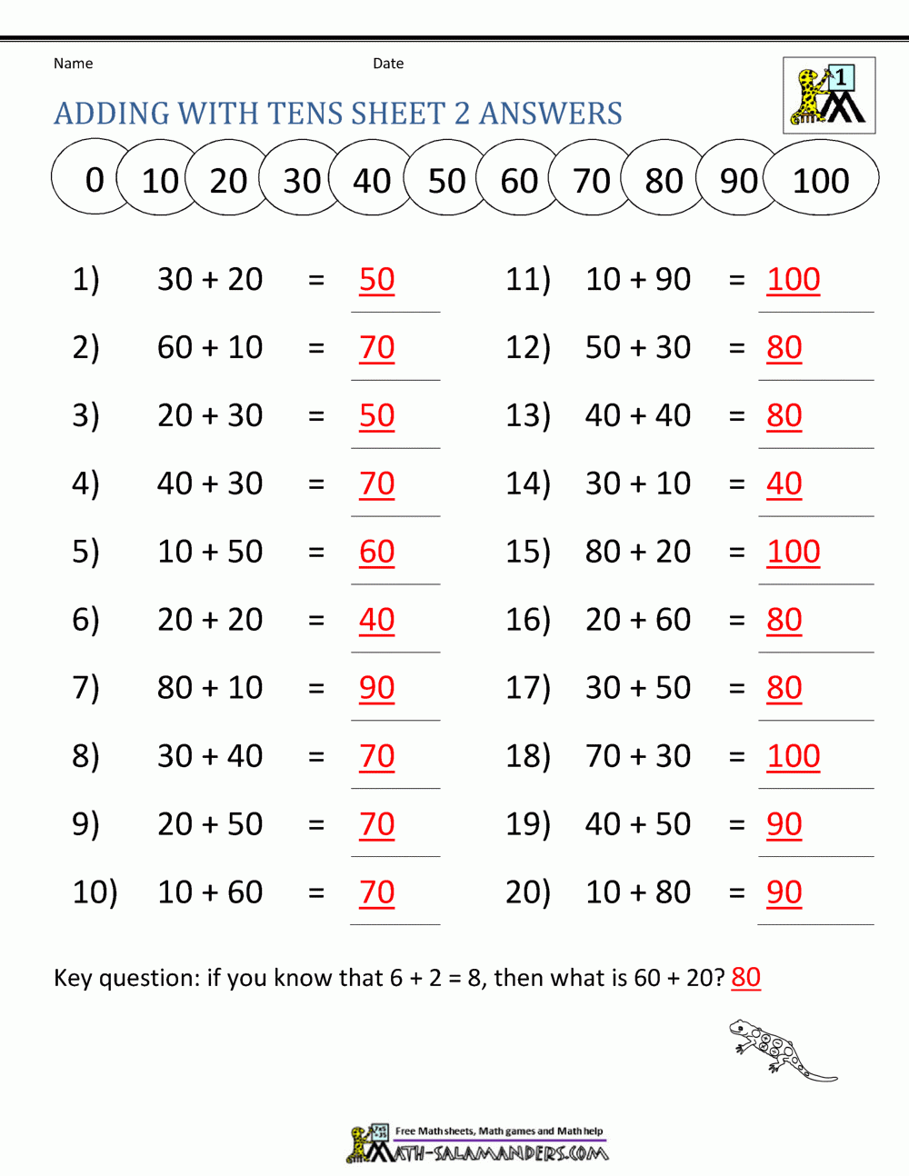 adding-tens-math-worksheet-answers