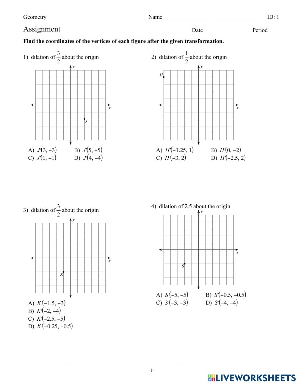 dilations-of-geometric-figures-worksheet-math-worksheet-answers