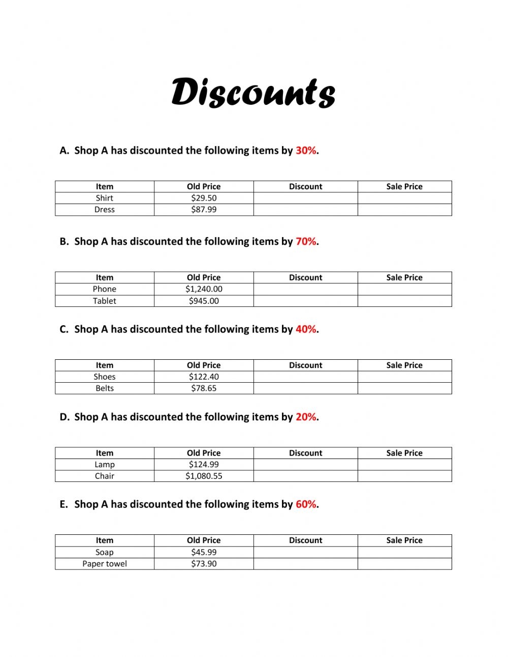 discounts-worksheet-math-worksheet-answers
