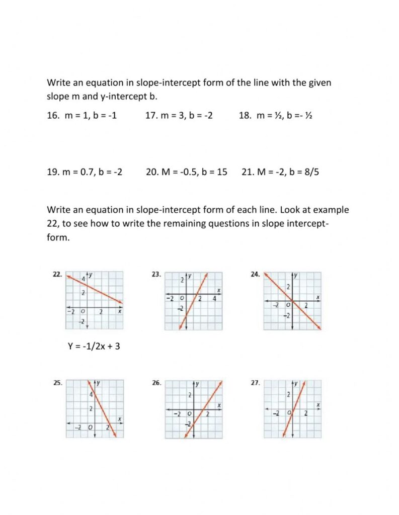 Find The Slope Of Each Line Worksheet Answers Math Aids Math Worksheet Answers