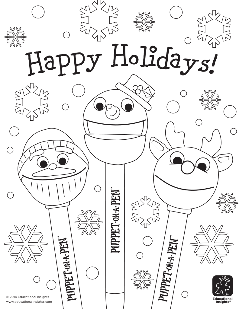 Free Happy Holiday Coloring Pages Math Worksheet Answers