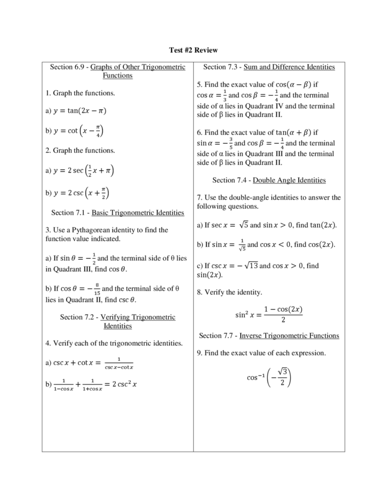 graphs-of-trigonometric-functions-math-analysis-worksheet-answer-key-math-worksheet-answers