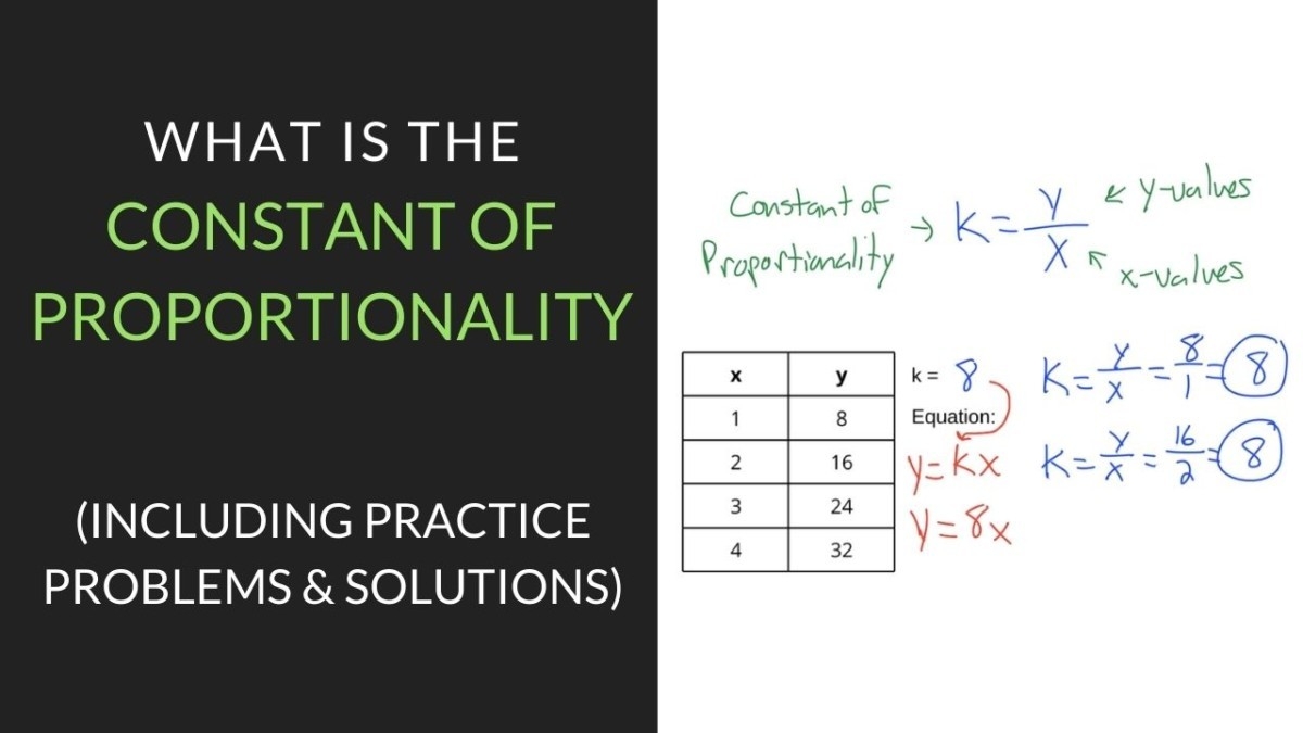 How To Find The Constant Of Proportionality Mathcation Math Worksheet Answers