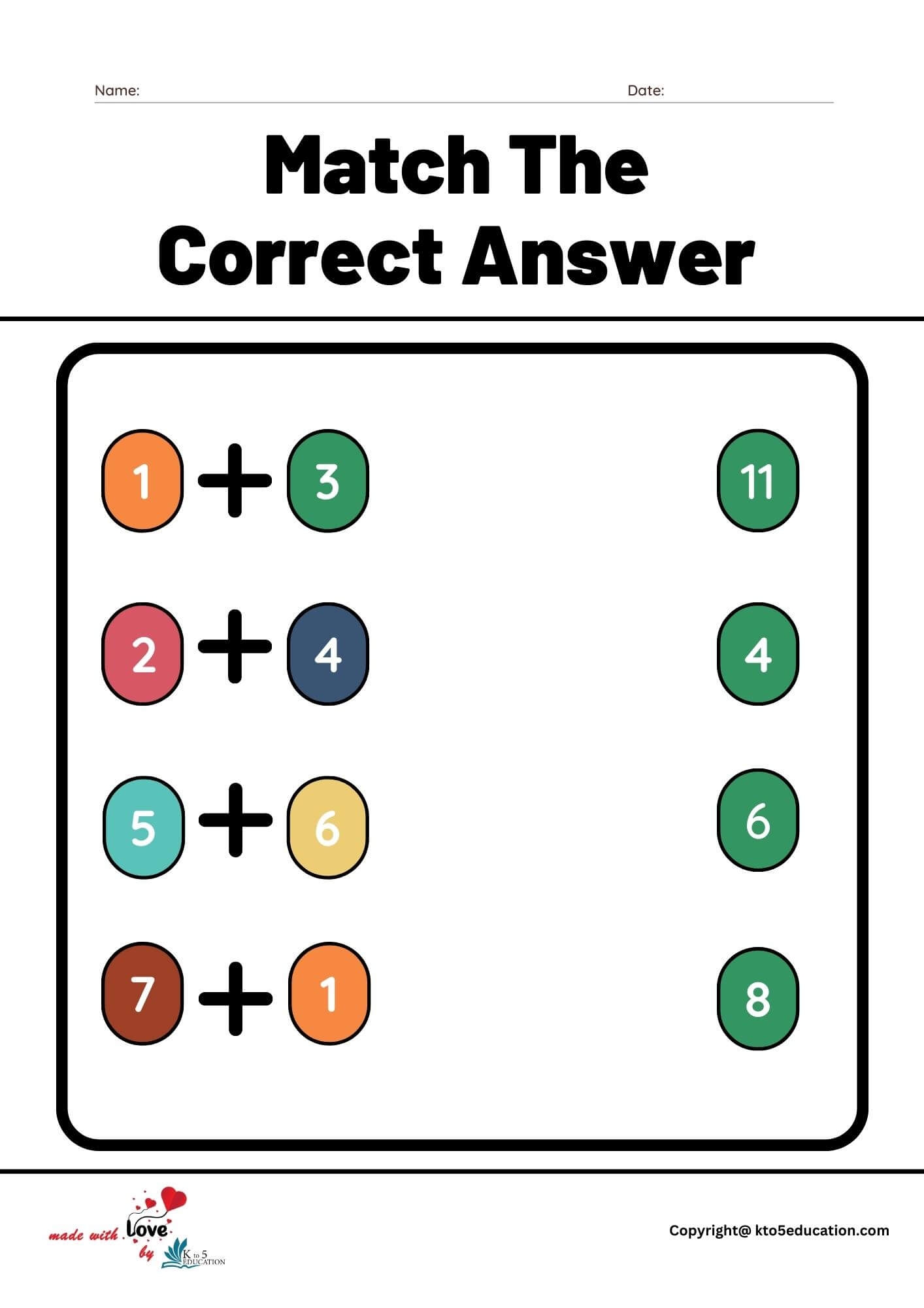 match-the-correct-answer-worksheet-free-download-math-worksheet-answers