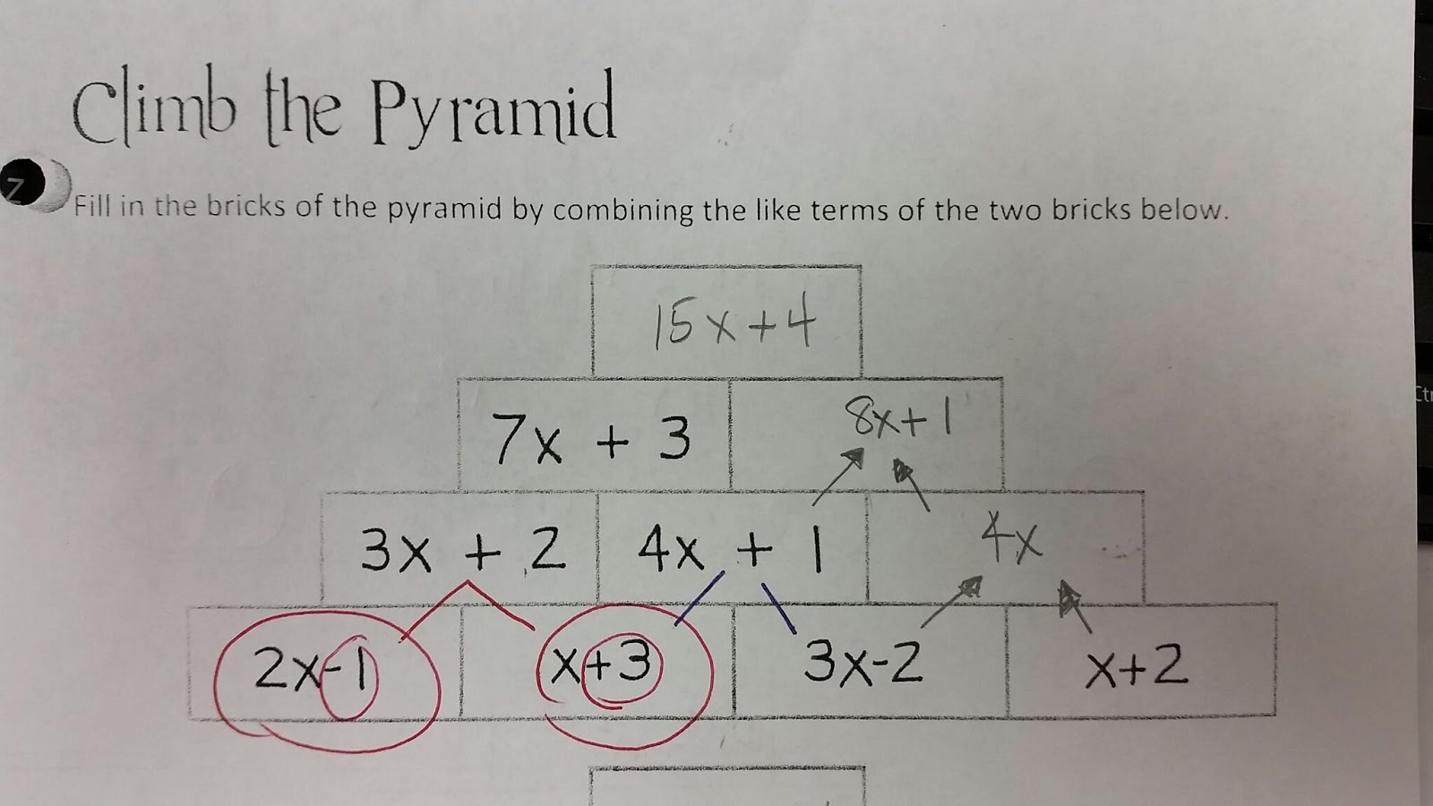 math-8-with-mrs-reiche-correction-answers-climb-pyramid-math-worksheet-answers