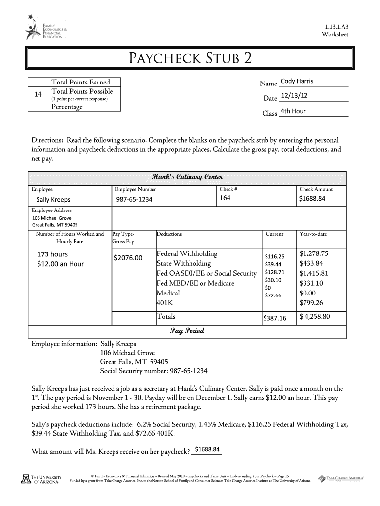 navigating-paycheck-stubs-answer-key-fill-online-printable-fillable-blank-pdffiller-math