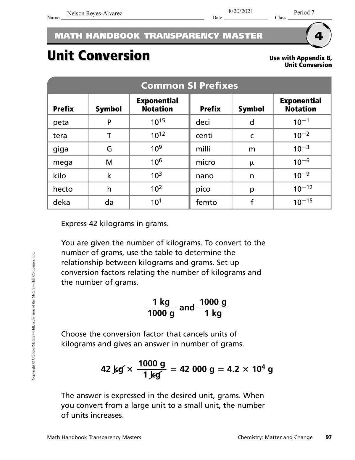 nelson-reyes-alvarez-unit-conversions-math-skills-transparency-masters-copyright-studocu-math
