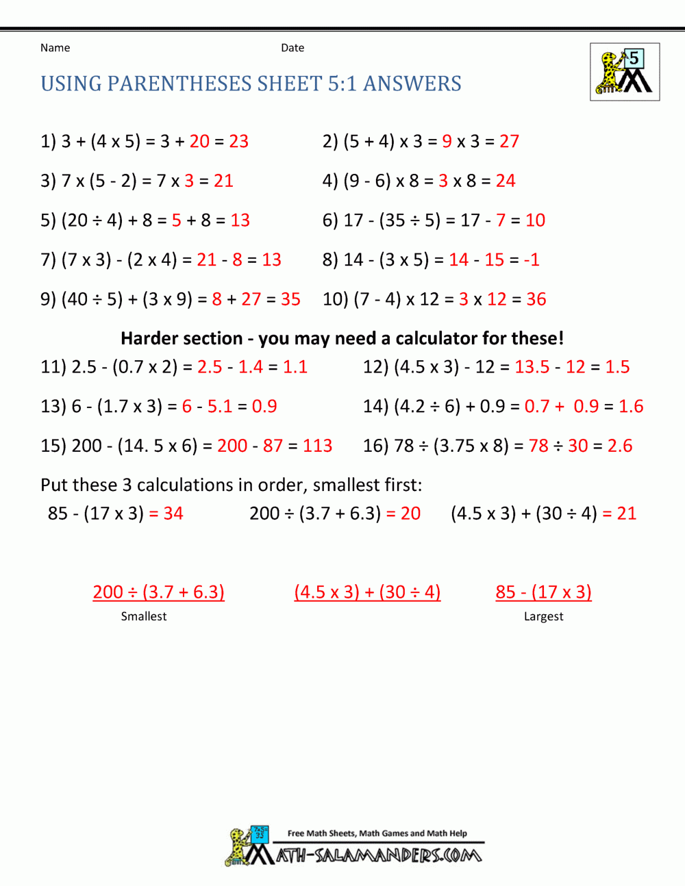 pemdas-problems-math-worksheet-answers