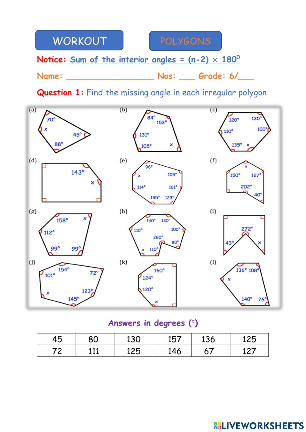 polygons-finding-the-missing-angles-g6-worksheet-math-worksheet-answers