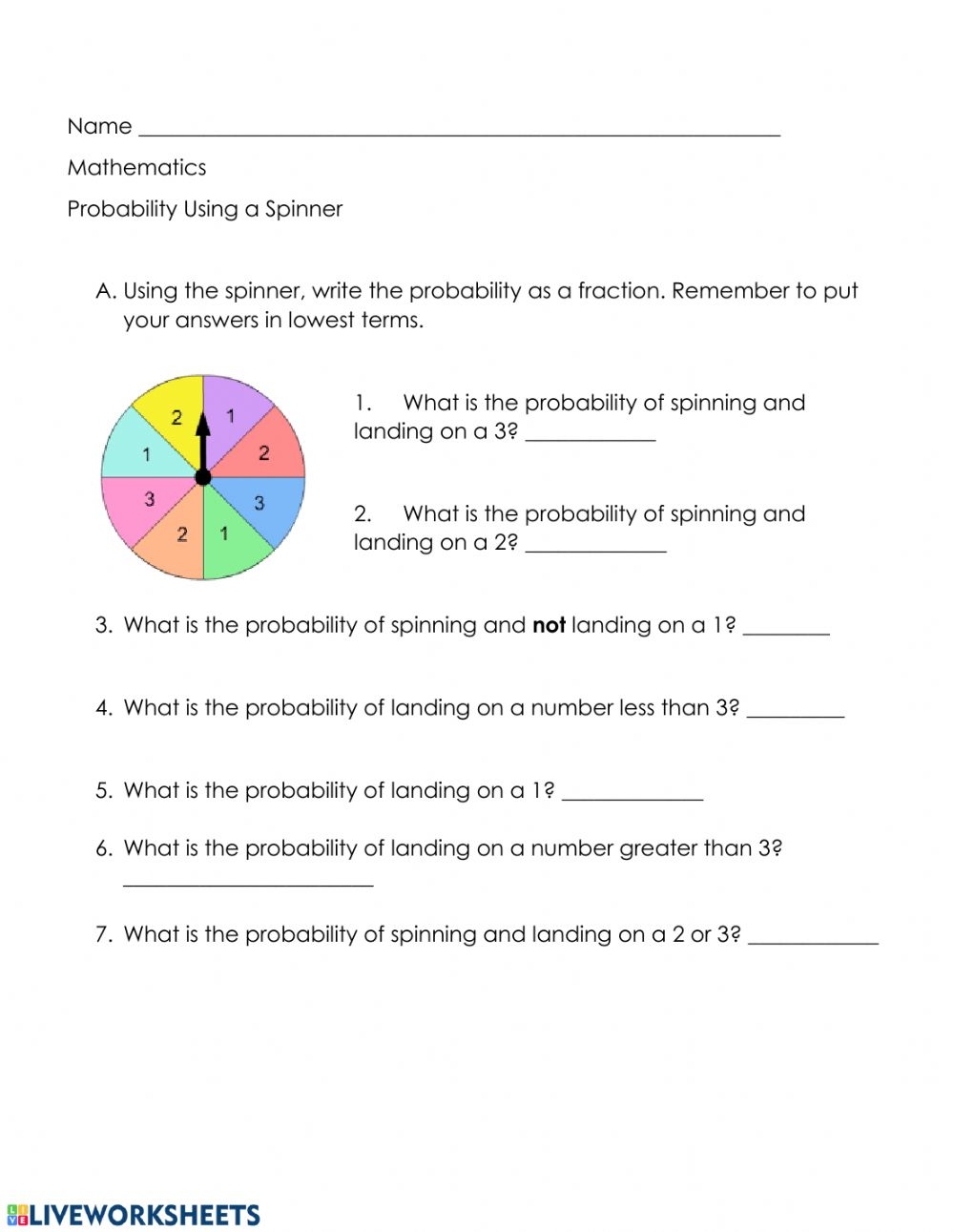 probability-as-a-fraction-interactive-worksheet-math-worksheet-answers