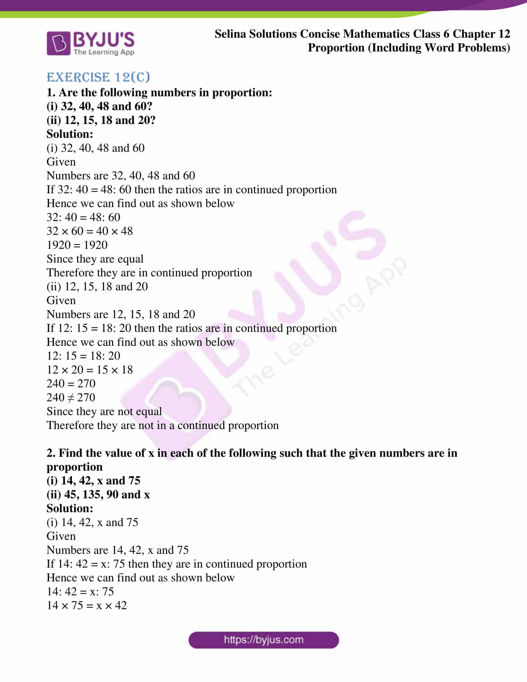 selina-solutions-concise-mathematics-class-6-chapter-12-proportion-exercise-12-c-access-pdf