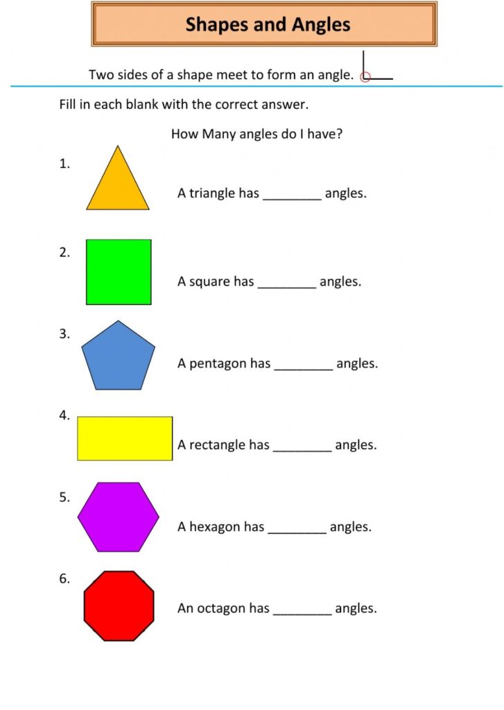 Getting Into Shapes Math Worksheet Answers Math Worksheet Answers
