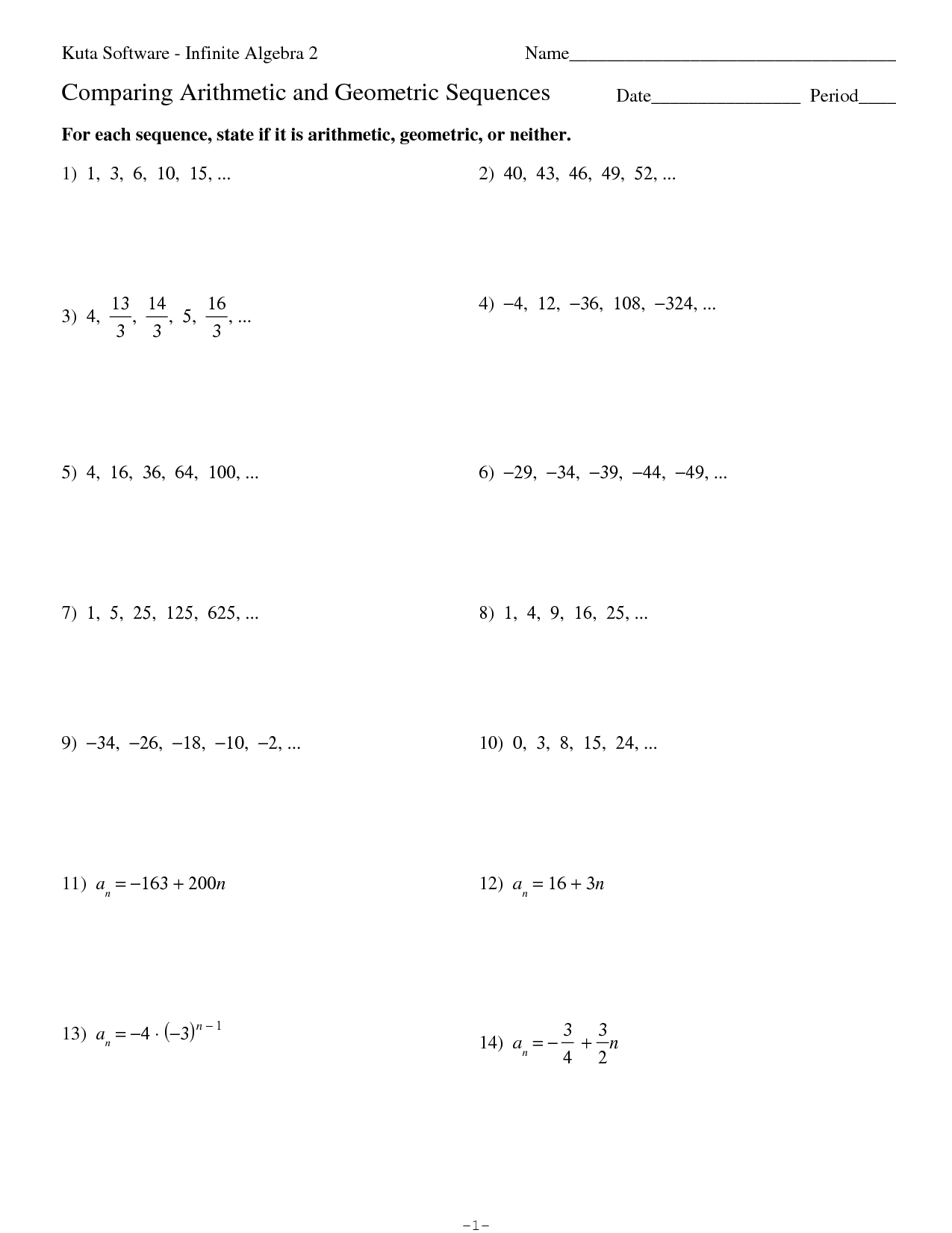 solution-comparing-arithmetic-and-geometric-sequences-studypool-math-worksheet-answers