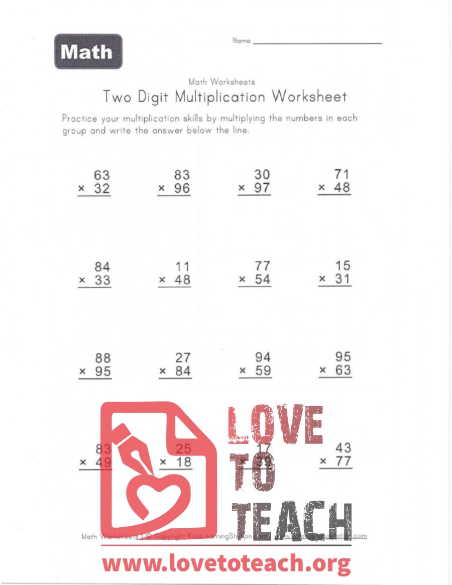 two-digit-multiplication-worksheet-a-with-answers-lovetoteach-math-worksheet-answers